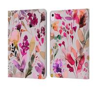 Head Case Designs Licenza Ufficiale Ninola Fiori Artsy Ink Modelli Botanici Custodia Portafoglio in Pelle Compatibile con Apple iPad Air 13 2024/2025
