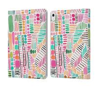 Head Case Designs Licenza Ufficiale Ninola Punti Arcobaleno Astratto Colorato Custodia Portafoglio in Pelle Compatibile con Apple iPad Air 13 2024/2025