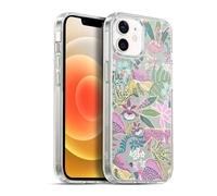 Head Case Designs Licenza Ufficiale Ninola Summer Vibe Jungle Green 2025-26 Design Collection Custodia in Gel [Grado Militare] Compatibile Con Apple iPhone 12 / iPhone 12 Pro E Compatibile Con MagSafe