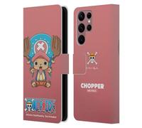 Head Case Designs Licenza Ufficiale One Piece Chopper Arte Grafica Custodia Portafoglio in Pelle Compatibile con Samsung Galaxy S22 Ultra 5G
