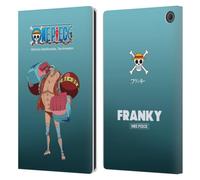 Head Case Designs Licenza Ufficiale One Piece Franky Arte Grafica Custodia Portafoglio in Pelle Compatibile con Amazon Fire Max 11 2023