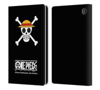 Head Case Designs Licenza Ufficiale One Piece Logo Equipaggio Classico Arte Grafica Custodia Portafoglio in Pelle Compatibile con Amazon Fire 7 2022