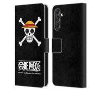 Head Case Designs Licenza Ufficiale One Piece Logo Equipaggio Classico Arte Grafica Custodia Portafoglio in Pelle Compatibile con Samsung Galaxy A24 4G / M34 5G