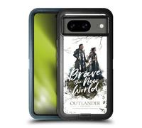 Head Case Designs Licenza Ufficiale Outlander Affronta Il Nuovo Mondo Grafica Composta Custodia Antiurto Ultra Blindata Compatibile con Google Pixel 8
