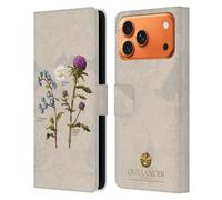 Head Case Designs Licenza Ufficiale Outlander Fiori Grafiche Custodia Portafoglio in Pelle Compatibile con Apple iPhone 17 PRO Max