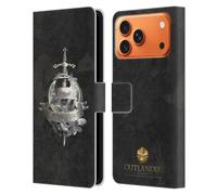 Head Case Designs Licenza Ufficiale Outlander Fraser Brooch Sigilli E Icone Custodia Portafoglio in Pelle Compatibile con Apple iPhone 17 Pro Max