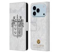 Head Case Designs Licenza Ufficiale Outlander Fraser Crest Sigilli E Icone Custodia Portafoglio in Pelle Compatibile con Apple iPhone 17 Pro