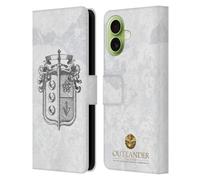 Head Case Designs Licenza Ufficiale Outlander Fraser Crest Sigilli E Icone Custodia Portafoglio in Pelle Compatibile con Apple iPhone 17