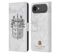 Head Case Designs Licenza Ufficiale Outlander Fraser Crest Sigilli E Icone Custodia Portafoglio in Pelle Compatibile con Apple iPhone 17 Air