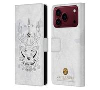 Head Case Designs Licenza Ufficiale Outlander Je Suis Prest Sigilli E Icone Custodia Portafoglio in Pelle Compatibile con Apple iPhone 18 Pro Max
