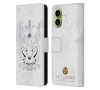 Head Case Designs Licenza Ufficiale Outlander Je Suis Prest Sigilli E Icone Custodia Portafoglio in Pelle Compatibile con Apple iPhone 17
