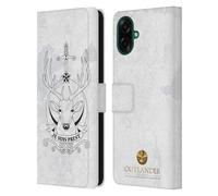 Head Case Designs Licenza Ufficiale Outlander Je Suis Prest Sigilli E Icone Custodia Portafoglio in Pelle Compatibile con Samsung Galaxy A07