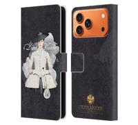 Head Case Designs Licenza Ufficiale Outlander La Dame Blanche Primi Piani Custodia Portafoglio in Pelle Compatibile con Apple iPhone 17 Pro Max