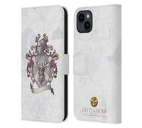 Head Case Designs Licenza Ufficiale Outlander Mackenzie Crest Cavaliere Sigilli E Icone Custodia Portafoglio in Pelle Compatibile con Apple iPhone 15 Plus