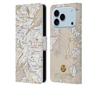 Head Case Designs Licenza Ufficiale Outlander Mappa Sigilli E Icone Custodia Portafoglio in Pelle Compatibile con Apple iPhone 17 Pro
