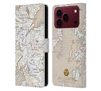 Head Case Designs Licenza Ufficiale Outlander Mappa Sigilli E Icone Custodia Portafoglio in Pelle Compatibile con Apple iPhone 18 Pro Max