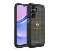 Head Case Designs Licenza Ufficiale Outlander Plaid Tessuto di Lana Scozzese Custodia Antiurto Ultra Blindata Compatibile con Samsung Galaxy A15