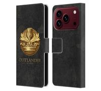 Head Case Designs Licenza Ufficiale Outlander Scozzese Appartenente All'Ordine Del Cardo Sigilli E Icone Custodia Portafoglio in Pelle Compatibile con Apple iPhone 18 Pro