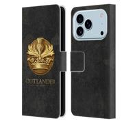 Head Case Designs Licenza Ufficiale Outlander Scozzese Appartenente All'Ordine Del Cardo Sigilli E Icone Custodia Portafoglio in Pelle Compatibile con Apple iPhone 17 Pro