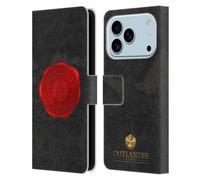 Head Case Designs Licenza Ufficiale Outlander Sigillo Jacobite Grafiche Custodia Portafoglio in Pelle Compatibile con Apple iPhone 17 Pro