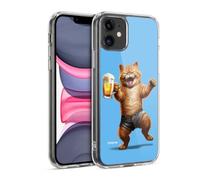 Head Case Designs Licenza Ufficiale P.D. Moreno Birra Per Gatti Grafica Furry Fun Custodia in Gel [Protezione di Grado Militare] Compatibile Con Apple iPhone 11 E Compatibile Con MagSafe