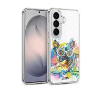 Head Case Designs Licenza Ufficiale P.D. Moreno Bulldog Francese Cani E Gatti Drip Art Custodia in Gel [Protezione di Grado Militare] Compatibile con Samsung Galaxy S26 Plus