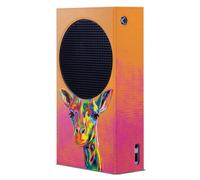 Head Case Designs Licenza Ufficiale P.D. Moreno Giraffa Animali II Console Da Gioco Wrap Compatibile con Xbox Series S Console