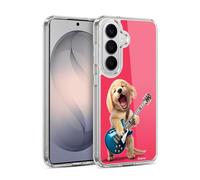 Head Case Designs Licenza Ufficiale P.D. Moreno Golden Retriever Che Suona La Chitarra Grafica Furry Fun Custodia in Gel [Protezione di Grado Militare] Compatibile con Samsung Galaxy S26