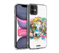 Head Case Designs Licenza Ufficiale P.D. Moreno Labrador Cani E Gatti Drip Art Custodia in Gel [Protezione di Grado Militare] Compatibile Con Apple iPhone 11 E Compatibile Con MagSafe