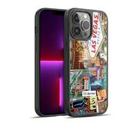Head Case Designs Licenza Ufficiale P.D. Moreno Las Vegas 1 Città Cover in Gel Rinforzata [Protezione di Grado Militare] Compatibile con Apple iPhone 13 PRO Max