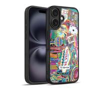 Head Case Designs Licenza Ufficiale P.D. Moreno Las Vegas 2 Città Cover in Gel Rinforzata [Protezione di Grado Militare] Compatibile con Apple iPhone 16