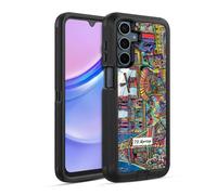 Head Case Designs Licenza Ufficiale P.D. Moreno Parigi 1 Città Custodia Antiurto Ultra Blindata Compatibile con Samsung Galaxy A15