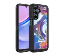 Head Case Designs Licenza Ufficiale P.D. Moreno Parigi 2 Città Custodia Antiurto Ultra Blindata Compatibile con Samsung Galaxy A15