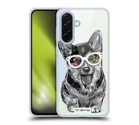 Head Case Designs Licenza Ufficiale P.D. Moreno Pembroke Welsh Corgi Cani Neri E Bianchi Custodia in Gel [Protezione di Grado Militare] Compatibile con Samsung Galaxy A36 5G