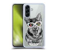 Head Case Designs Licenza Ufficiale P.D. Moreno Pembroke Welsh Corgi Cani Neri E Bianchi Custodia in Gel [Protezione di Grado Militare] Compatibile con Samsung Galaxy A56 5G