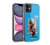 Head Case Designs Licenza Ufficiale P.D. Moreno Specchio Da Pastore Tedesco Grafica Furry Fun Custodia in Gel [Protezione di Grado Militare] Compatibile Con Apple iPhone 11 E Compatibile Con MagSafe