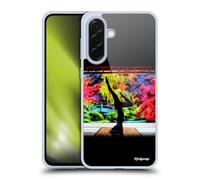 Head Case Designs Licenza Ufficiale P.D. Moreno Supporto per Avambracci Rock Funky Sagome di Yoga Custodia in Gel [Protezione di Grado Militare] Compatibile con Samsung Galaxy A36 5G