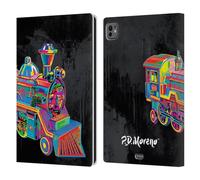 Head Case Designs Licenza Ufficiale P.D. Moreno Treno Giocattolo Colori Pop con Animali Natalizi Custodia Portafoglio in Pelle Compatibile con Apple iPad PRO 11 M4 2024