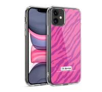 Head Case Designs Licenza Ufficiale P.D. Moreno Zebra Fucsia Modelli Custodia in Gel [Protezione di Grado Militare] Compatibile Con Apple iPhone 11 E Compatibile Con MagSafe
