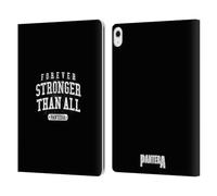 Head Case Designs Licenza Ufficiale Pantera Stronger Than all Arte Custodia Portafoglio in Pelle Compatibile con Apple iPad Air 13 2024/2025