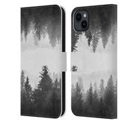 Head Case Designs Licenza Ufficiale Patrik Lovrin Foresta specchiata Sogno Vs Realtà Custodia Portafoglio in Pelle Compatibile con Apple iPhone 15 Plus