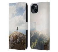 Head Case Designs Licenza Ufficiale Patrik Lovrin Viandante della Montagna Wanderlust Custodia Portafoglio in Pelle Compatibile con Apple iPhone 15 Plus