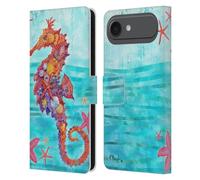 Head Case Designs Licenza Ufficiale Paul Brent Cavalluccio Marino Costiero Custodia Portafoglio in Pelle Compatibile con Apple iPhone 17 Air