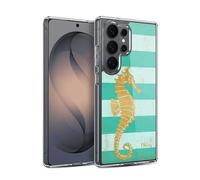 Head Case Designs Licenza Ufficiale Paul Brent Cavalluccio Marino Oro Costiero Custodia in Gel [Protezione di Grado Militare] Compatibile con Samsung Galaxy S26 Ultra