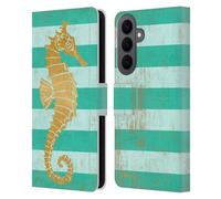 Head Case Designs Licenza Ufficiale Paul Brent Cavalluccio Marino Oro Costiero Custodia Portafoglio in Pelle Compatibile con Samsung Galaxy S26 Plus
