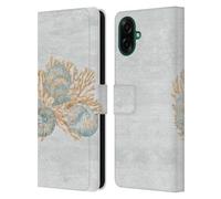 Head Case Designs Licenza Ufficiale Paul Brent Conchiglie Creature Marine Custodia Portafoglio in Pelle Compatibile con Samsung Galaxy A07