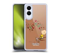Head Case Designs Licenza Ufficiale Peanuts Autunno Charlie Brown Custodia in Gel [Protezione di Grado Militare] Compatibile con Samsung Galaxy S25 Edge