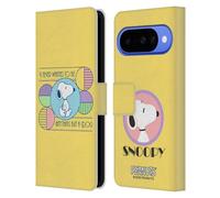 Head Case Designs Licenza Ufficiale Peanuts Cane Snoopy Sogni Deco Custodia Portafoglio in Pelle Compatibile con Google Pixel 10