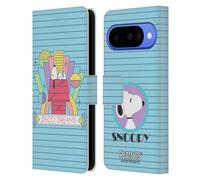 Head Case Designs Licenza Ufficiale Peanuts Casa dei Sogni Snoopy Sogni Deco Custodia Portafoglio in Pelle Compatibile con Google Pixel 10