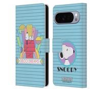 Head Case Designs Licenza Ufficiale Peanuts Casa dei Sogni Snoopy Sogni Deco Custodia Portafoglio in Pelle Compatibile con Google Pixel 10 Pro XL